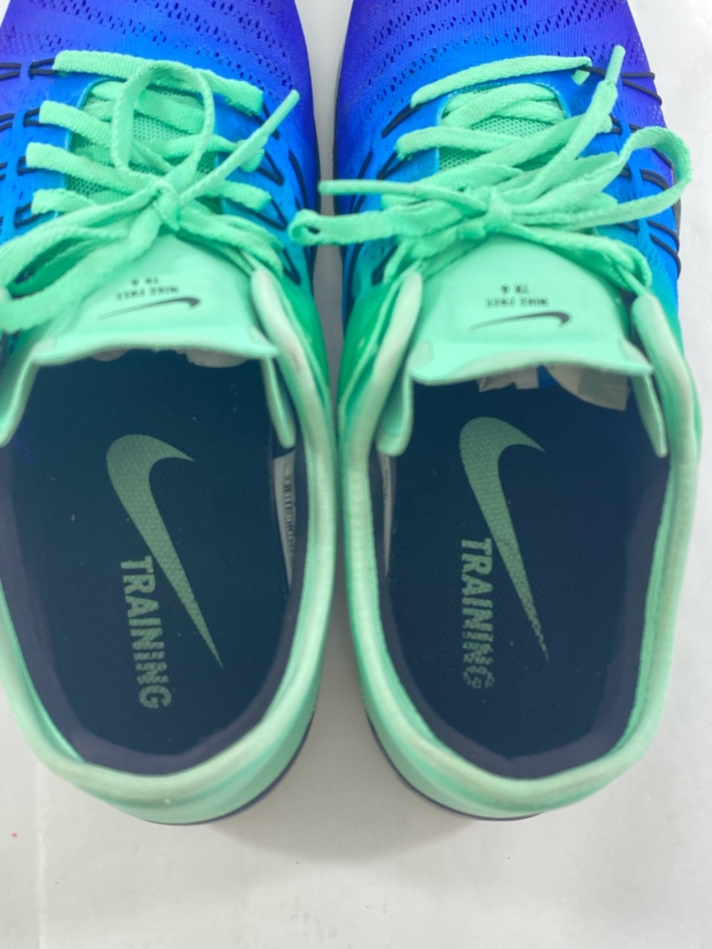 Nike Free TR 6 Spectrum Running Trainers 849804-300 Teal / Blue Women’s Size:7.5 - Picture 14 of 16
